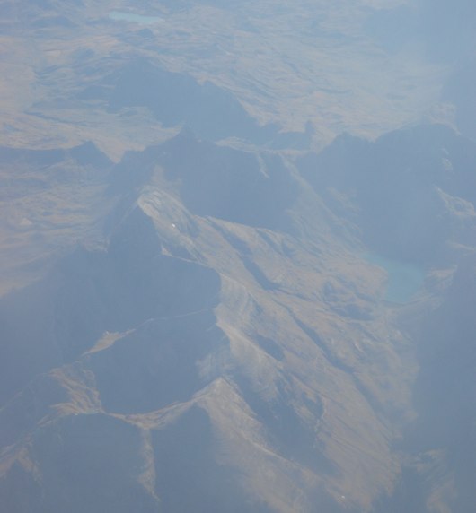 pyrenees from plane